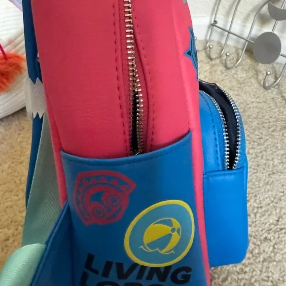 Disney Kids Backpack - Pink and Blue Adventure